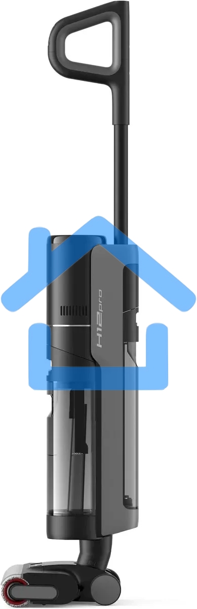 Пылесос моющий Dreame Wet and Dry Vacuum H12 Pro серый, питание от аккумулятора, 300 Вт, уборка влажная/сухая, пылесборник 0,9 л, работа от АКБ max - 35 мин