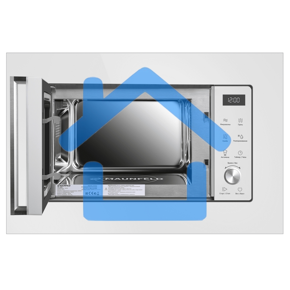 Микроволновая печь встраиваемая Maunfeld JBMO1225FSGW02