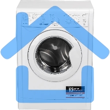 Стиральная машина Indesit IWSC 6105 белый, загрузка фронтальная 6 кг, 1000 об/мин., класс: А