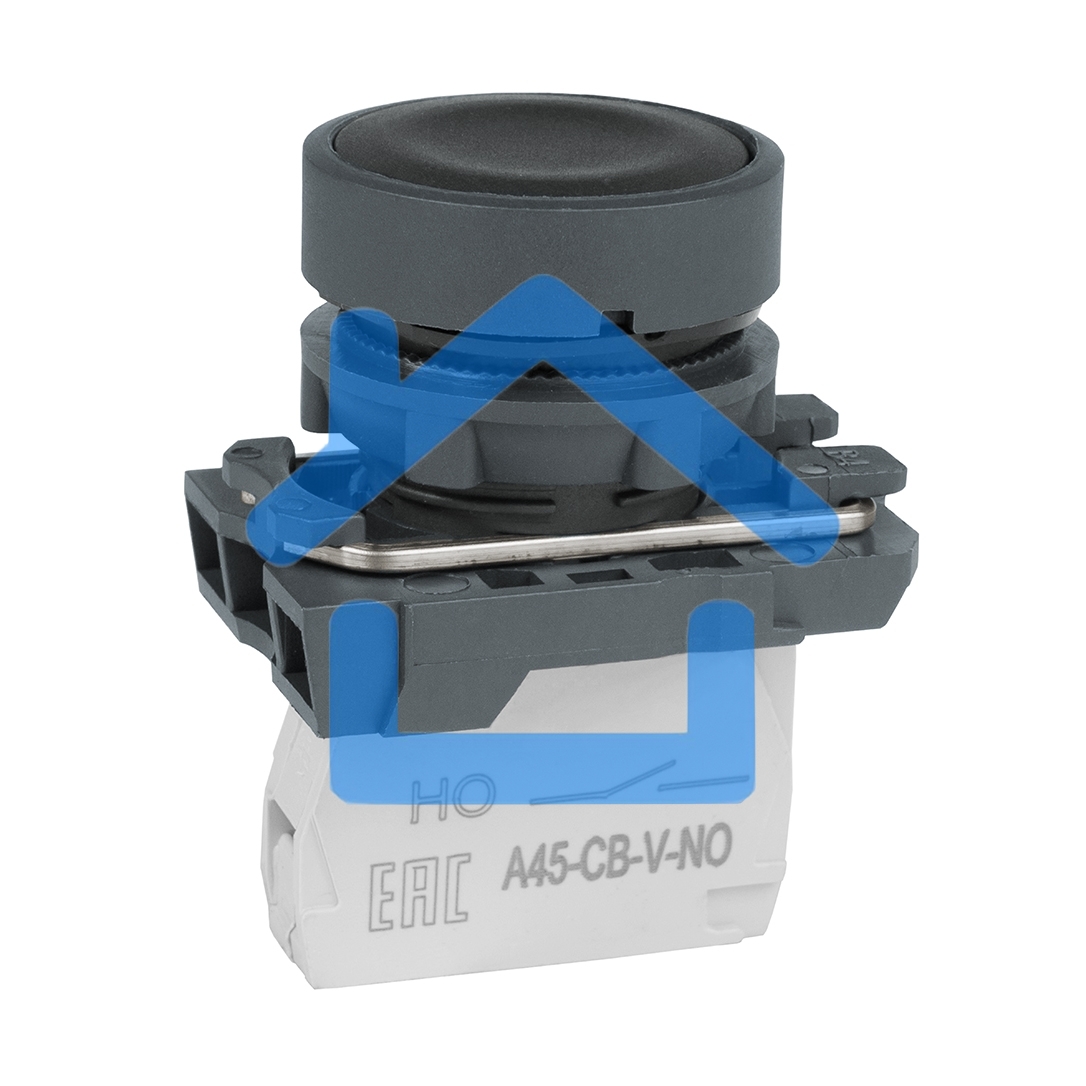 Кнопка КЭАЗ XB5AA21 OptiSignal D22 C5-P-210 черная пластик 1НО