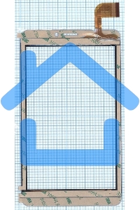 Сенсорное стекло (тачскрин) RP-468A-7.0 FPC-755-A1, серое