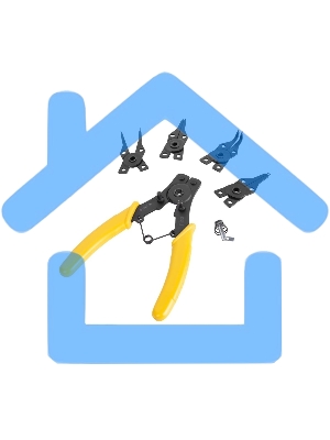 Съемник стопорных колец 5-в-1 Deli DL104506 6