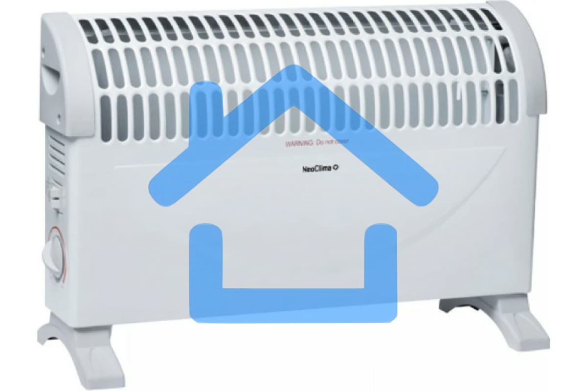 Конвектор Neoclima Fast 1500 w белый, 1500 Вт, 15 м2, термостат