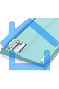 Клавиатура проводная A4Tech Fstyler FS300 (FS300 PANDA SNORKLENING), USB, белый