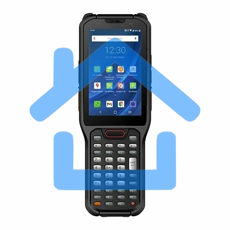 Терминал сбора данных Urovo RT40 (RT40-SS5S10E4011SQ) 2D Imager Standard Range Zebra SE4750 SR, 4/64 ГБ, Android 10, Wi-Fi, Bluetooth, USB Type-C, NFC, GPS, 4G (LTE), GSM, 4 