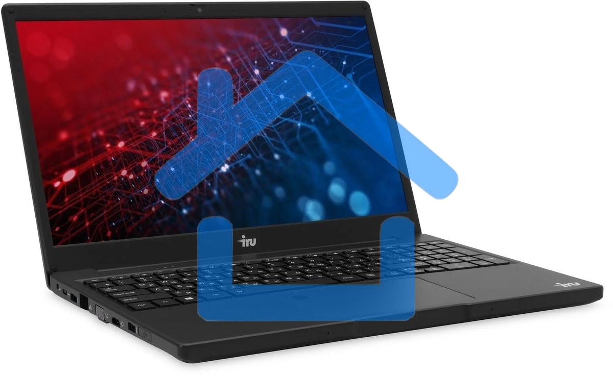Ноутбук IRU Оникс 15U Core i5 1135G7 16Gb SSD512Gb Intel Iris Xe graphics G7 15.6
