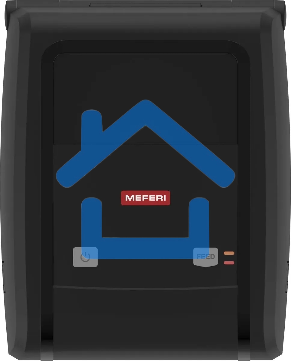 Принтер наклеек термотрансферный Meferi MP4000D (TR2P111W0B0) 203 dp, 152 мм/сек, Ethernet, RS-232, USB, черный