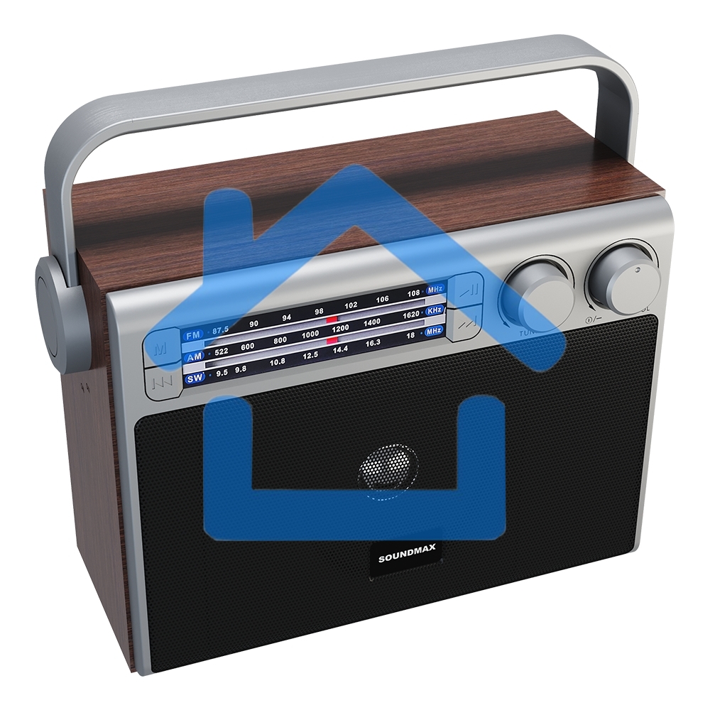 Радиоприемник SOUNDMAX SM-RD2122UB(темное дерево)