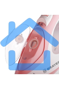 Утюг-отпариватель BRAYER 4080BR, 1950, Вт. керамич, под.пар 25г/мин 250 мл, съем.щетка