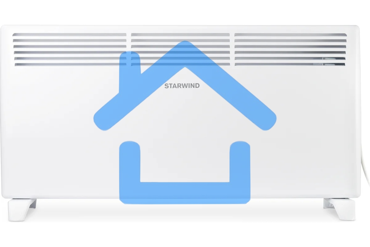 Конвектор Starwind SHV1020 белый 2000 Вт, 25 м2, термостат