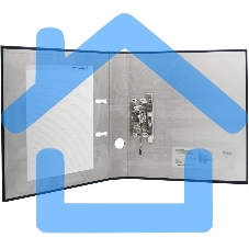 Папка-регистратор Silwerhof 2013382 A4 50мм, ПВХ/бумага черный, без окантовки, сборная (упаковка: 2шт)