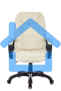 Кресло руководителя Бюрократ CH-868N слоновая кость OR-10, искусственная кожа, крестовина пластик