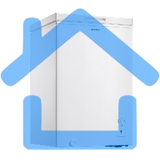 Морозильный ларь Centek CT-1785, белый, 99л