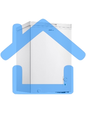 Морозильный ларь Centek CT-1785, белый, 99л