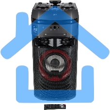 Мини-система LG OK65 X-BOOM -переноснаяс поддержкой караоке! Мощность 500Вт RMS, Bluetooth v.4.0/ / x2 USB / Аудио вход (3.5мм), х2 микр