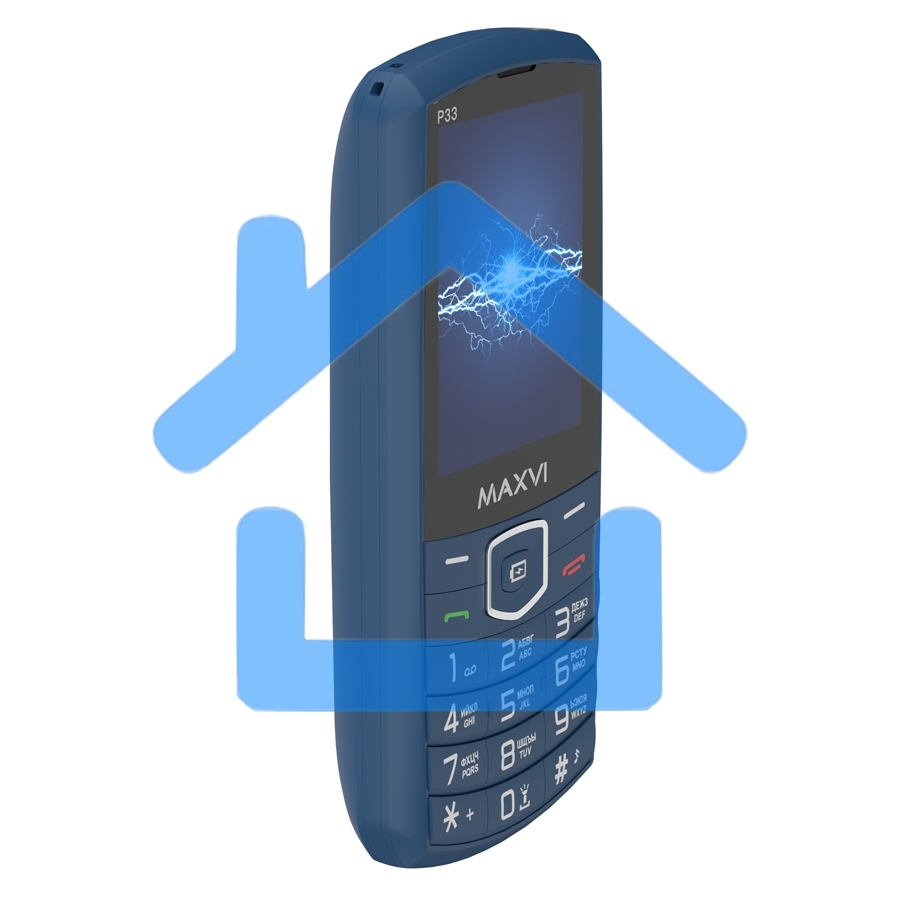 Мобильный телефон Maxvi P33 маренго