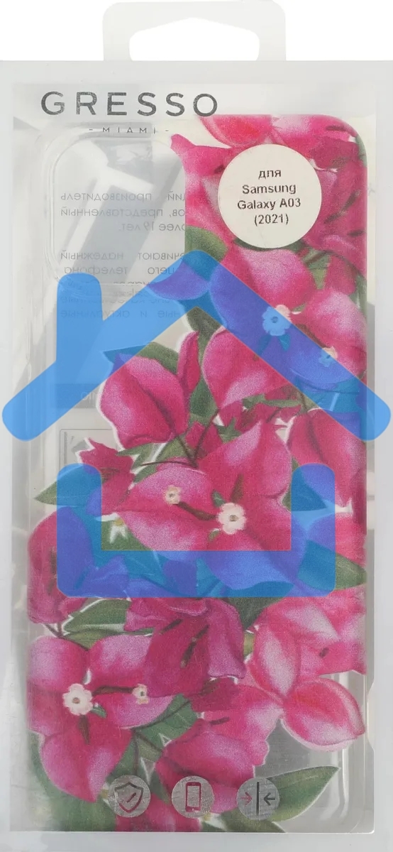 Чехол (клип-кейс) Gresso Air, для Samsung Galaxy A03, прозрачный/рисунок gr17aaae9195