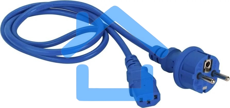Шнур питания Lanmaster LAN-PP13/SH-7.0-BL C13-Schuko проводник.:3x0.75мм2 7м 220В 10А синий