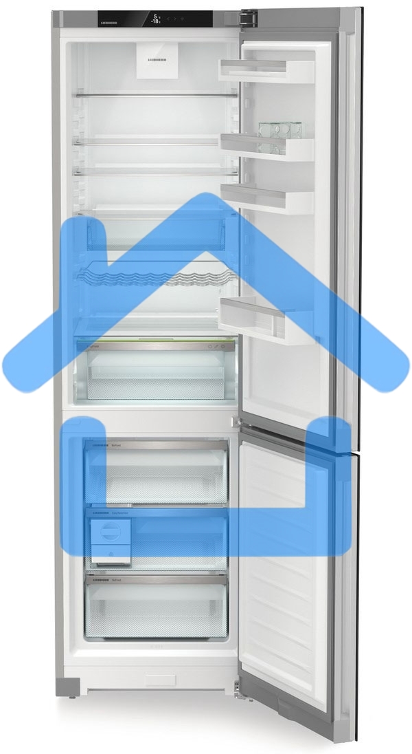 Холодильник Liebherr CNgbc 5723-22 001 серебристый двухкамерный 266/100л морозилка снизу