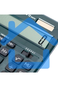 Калькулятор настольный Deli EM888F-green зеленый 12-разр.