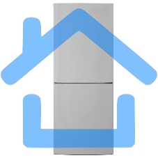 Холодильник Бирюса M6133 металлик двухкамерный 210/100 л морозилка снизу, аавтоматическое оттаивание