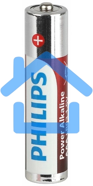 Элемент питания алкалиновый AAA/LR03 1.5В Power (блист. 12шт) Philips Б0064681
