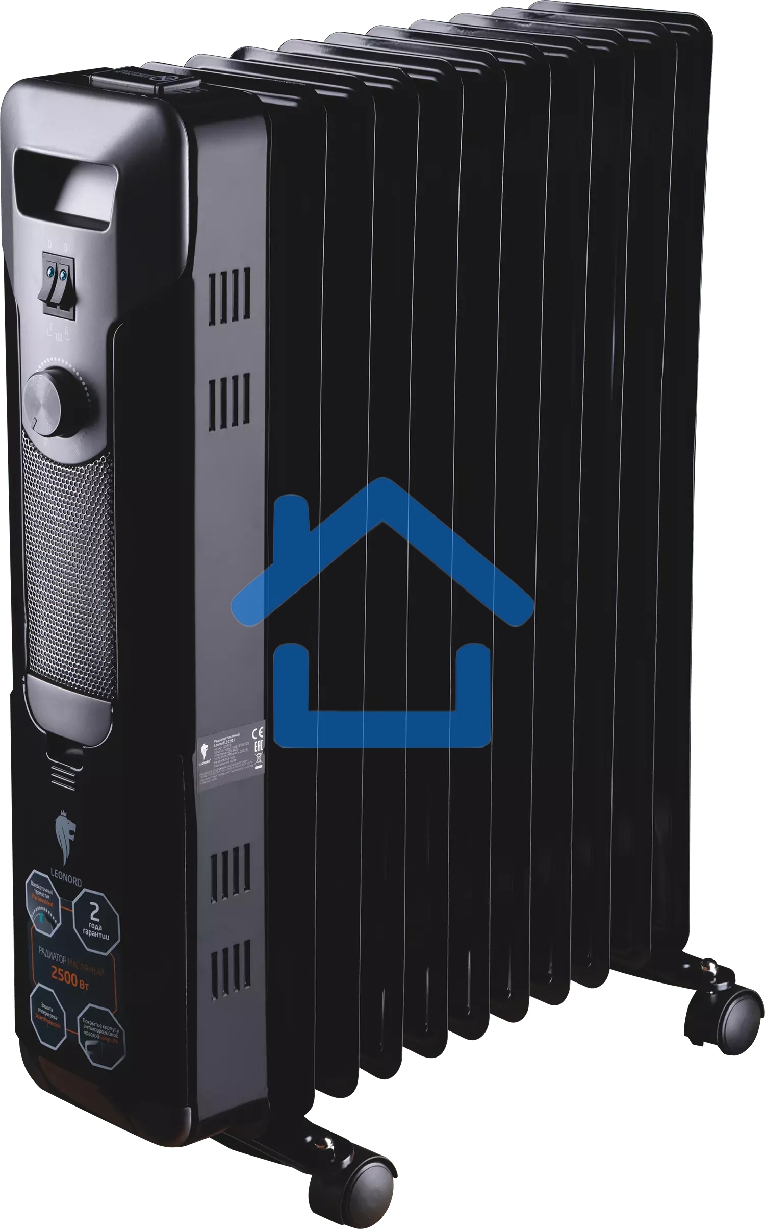 Радиатор масляный Leonord LE-1911 11 секц 2.5кВт