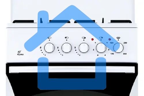 Плита комбинированная Flama RK 2201 W белый, конфорок 2 газовых и 2 электрических, духовка 50 л, 50 см x 85 см x 54 см