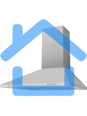 Вытяжка каминная Weissgauff Zosma 60 PB IX нержавеющая сталь, 60 см, 900 куб. м/ч, 66 дБ