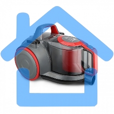 Пылесос BQ VC1809C красный, 380/1800 Вт, уборка сухая, пылесборник контейнер 2.5 л