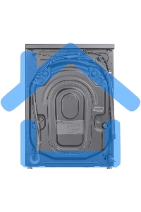 Стиральная машина Maunfeld MFWM148STSL02 серебристая, загрузка фронтальная 8кг, 1400 об/мин., класс: A+++