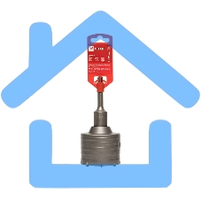 Коронка буровая по бетону с оснасткой TCT-72 М22 SDS-plus Master EKF tct-72-m22