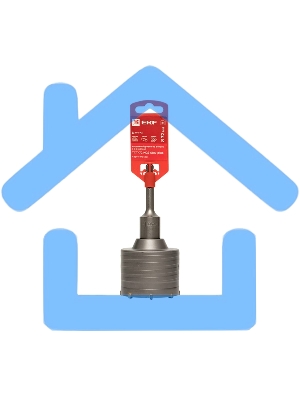 Коронка буровая по бетону с оснасткой TCT-72 М22 SDS-plus Master EKF tct-72-m22