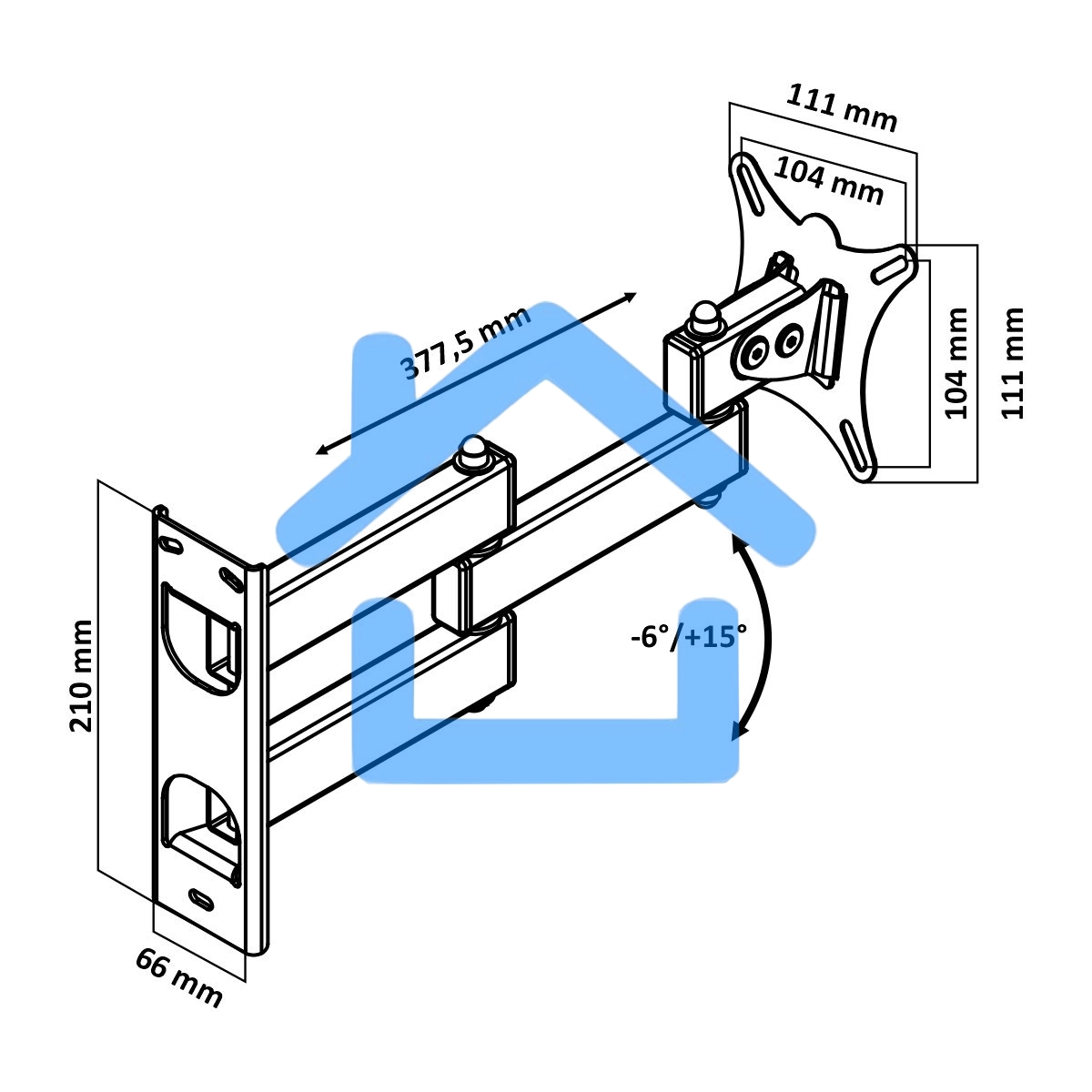 Кронштейн LE'STER LST-101.05 ТВ 10