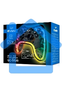 Геймпад Sven GC-5050 черный Bluetooth Беспроводной виброотдача обратная связь (в компл.:держатель для смартфона/кабель USB) (SV-016029)