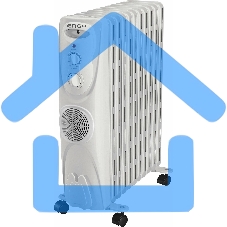 Масляный обогреватель Engy EN-1311F (11 секций) белый, 2300 Вт, 29 м2, термостат Масляный обогреватель Engy EN-1311F (11 секций) белый, 2300 Вт, 29 м2, термостат