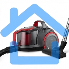 Пылесос BQ VC1809C красный, 380/1800 Вт, уборка сухая, пылесборник контейнер 2.5 л