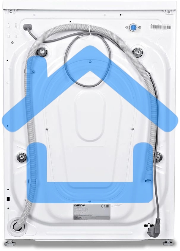 Стиральная машина Hyundai WME6003 белый, загр. фронтальная макс.: 6 кг 1000 об/мин класс: А++