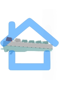 Клавиатура проводная A4Tech Fstyler FS300 (FS300 PANDA SNORKLENING), USB, белый