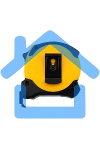 Рулетка 5м х 19мм, двухкомп. корпус, магнитный обрезиненный зацеп Denzel