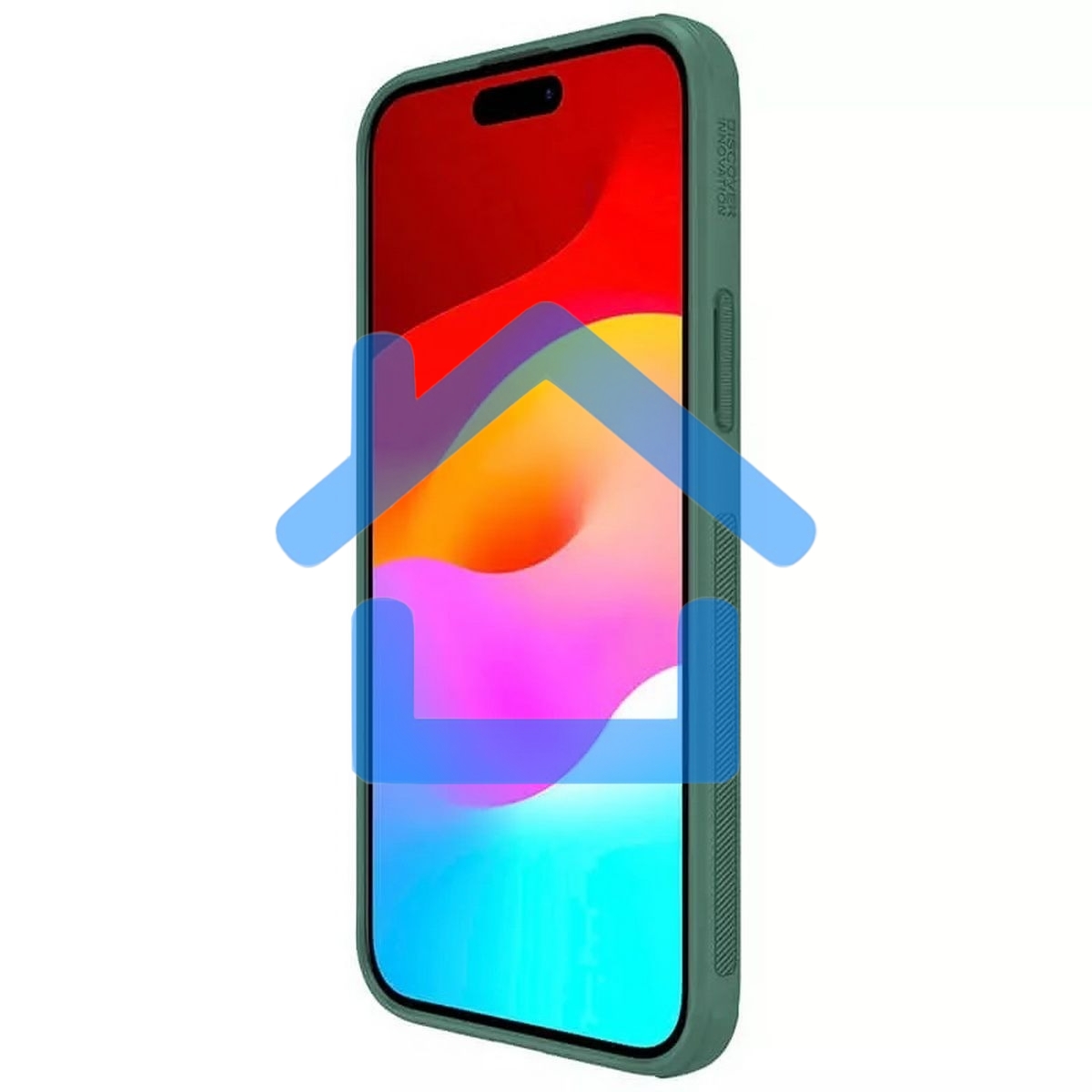 Чехол Super Frosted Shield Pro, темно-зеленый, (AP IP15 Plus)