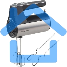 Миксер электрический Galaxy Line GL 2223, серый, ручной, 400 Вт, 5 скоростей, 2 насадки-венчика