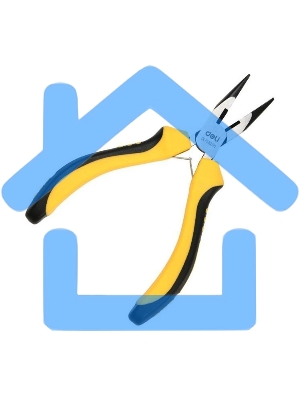 Мини-плоскогубцы удлиненные Deli DL103205 109мм, двухкомпонентная рукоять