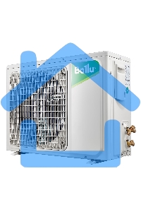 Блок внутренний сплит-системы кассетного типа Ballu Machine BLC_C/in-12HN1_21Y (compact) 12000 BTU, 35 м², 46 дБ, охлаждение, обогрев, осушение, белый