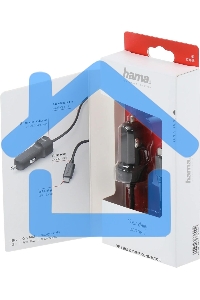 Автомобильное зарядное устройство Hama H-173618 3A PD универсальное черный