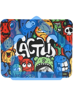 Коврик для мыши Cactus CS-MP-D03M Colorful Cacti 300x250x3мм