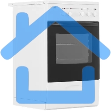 Плита электрическая Лысьва EF3001MK00 белый, конфорок 3 шт, духовка 57 л, 50 см x 84 см x 60 см (без крышки)