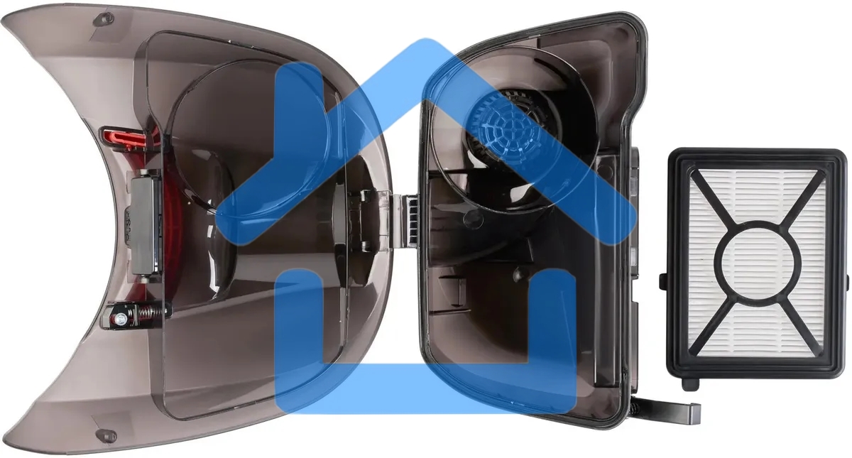 Пылесос Hyundai HYV-C1990 красный/черный, 250/1800 Вт, уборка сухая, пылесборник контейнер, 1.5 л