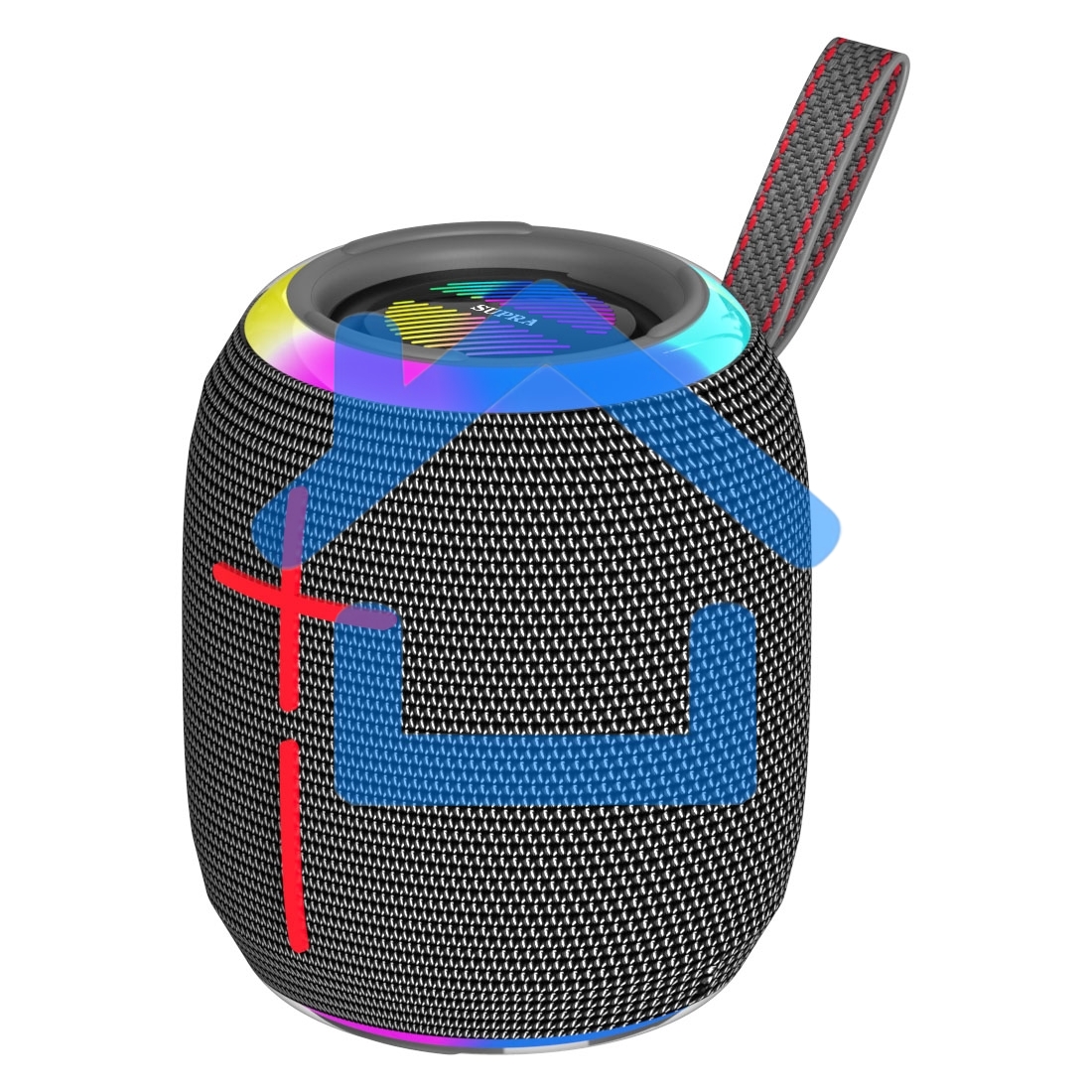 Аудиомагнитола SUPRA BTS-515 черный 20Вт MP3 FM(dig) USB BT microSD