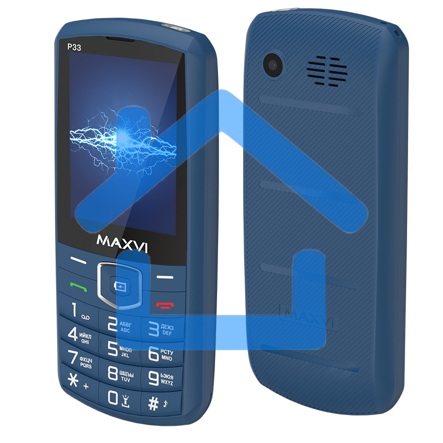 Мобильный телефон Maxvi P33 маренго